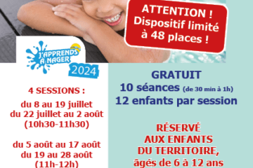 J'apprends à nager flyer