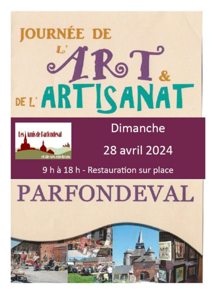 Affiche fête de l'art et de l'artisanat