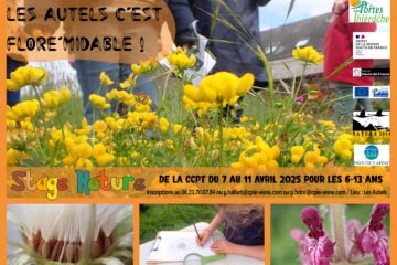 Affiche du stage nature avril 2024