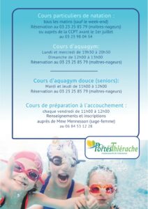 Flyer 2025 - Piscine intercommunale de Chaourse