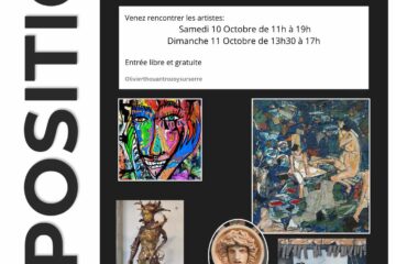 Affiche Exposition d'art Rozoy-sur-Serre Octobre 2026