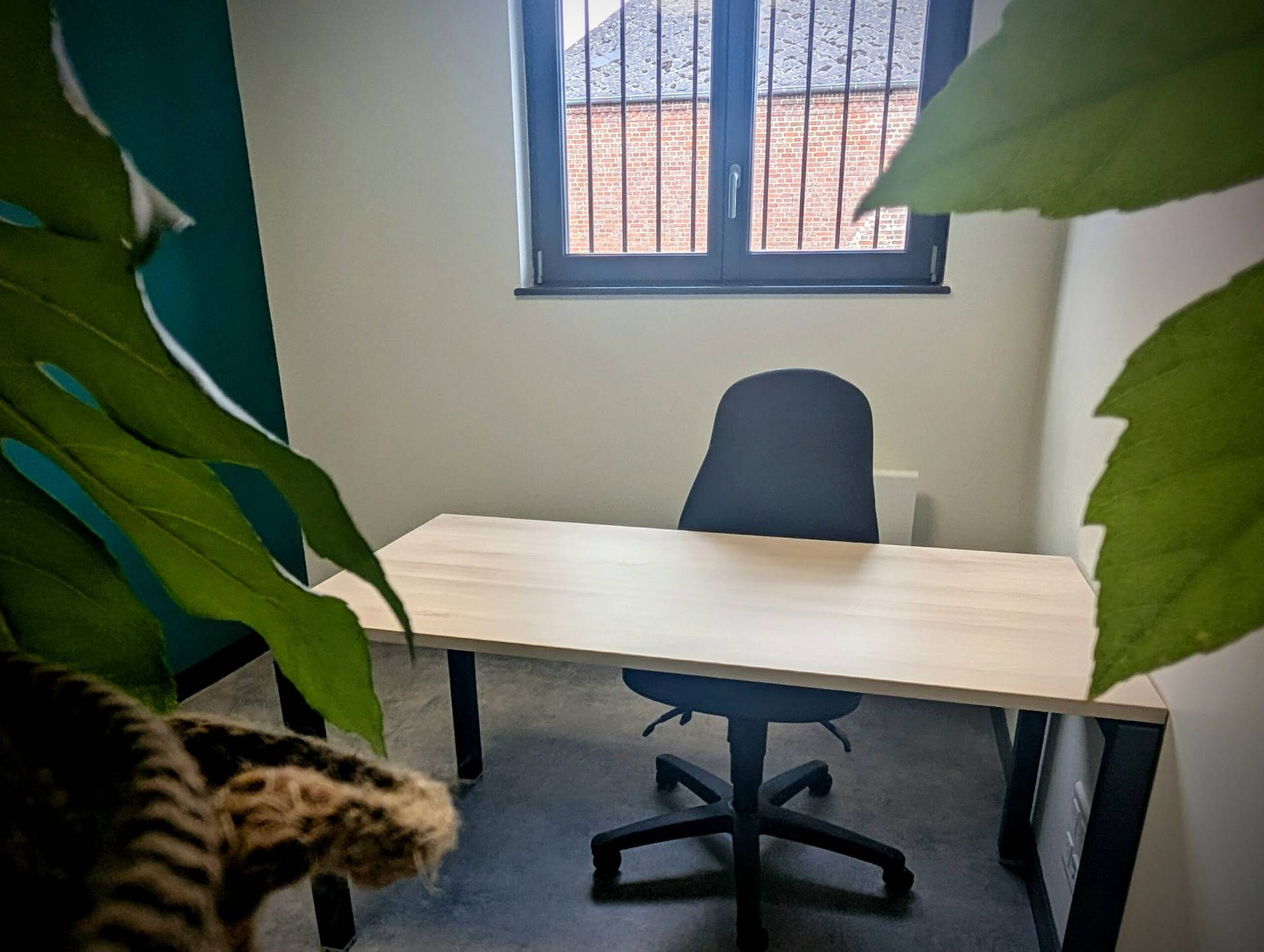 Bureaux de télétravail du tiers-lieu professionnel