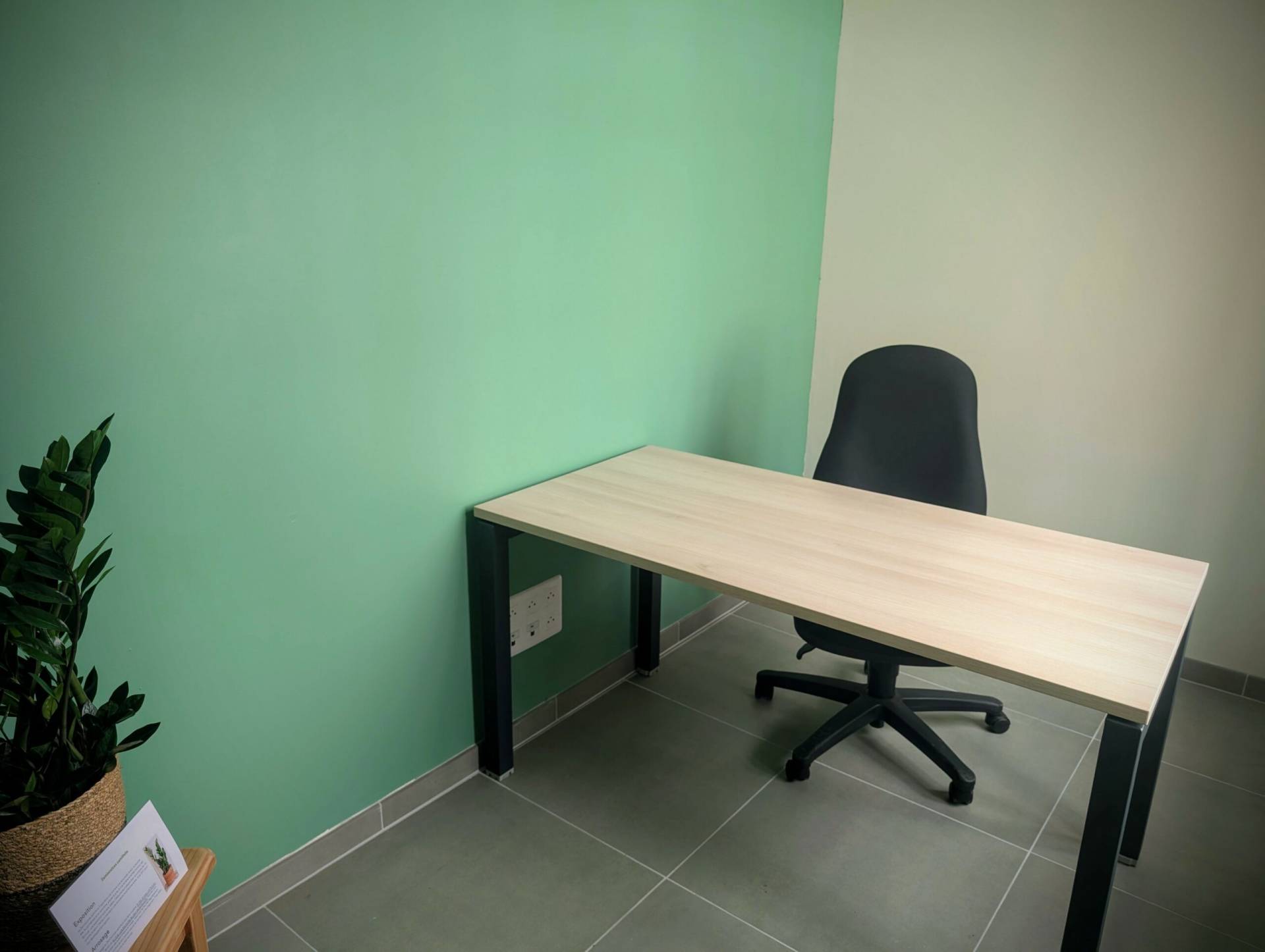 Bureaux de télétravail du tiers-lieu professionnel